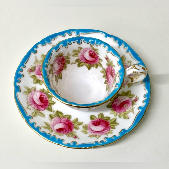 Vintage Royal Cauldon England for Burley Chicago Floral Demitasse Cup & Saucer - Picture 15 of 16